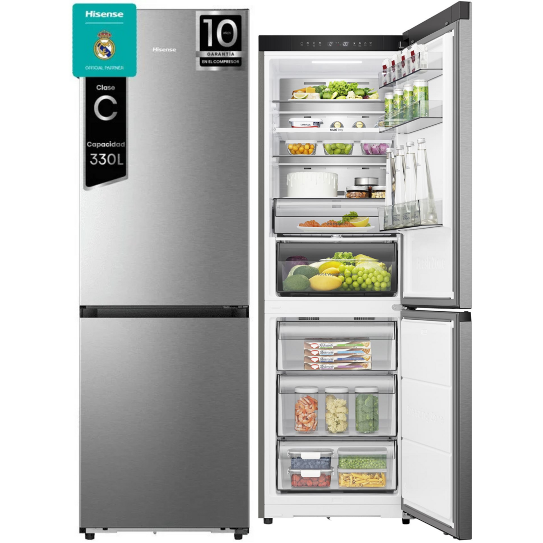 FRICOM. HISENSE RB3K330SAIC 186x60 INOX METAL KFIT